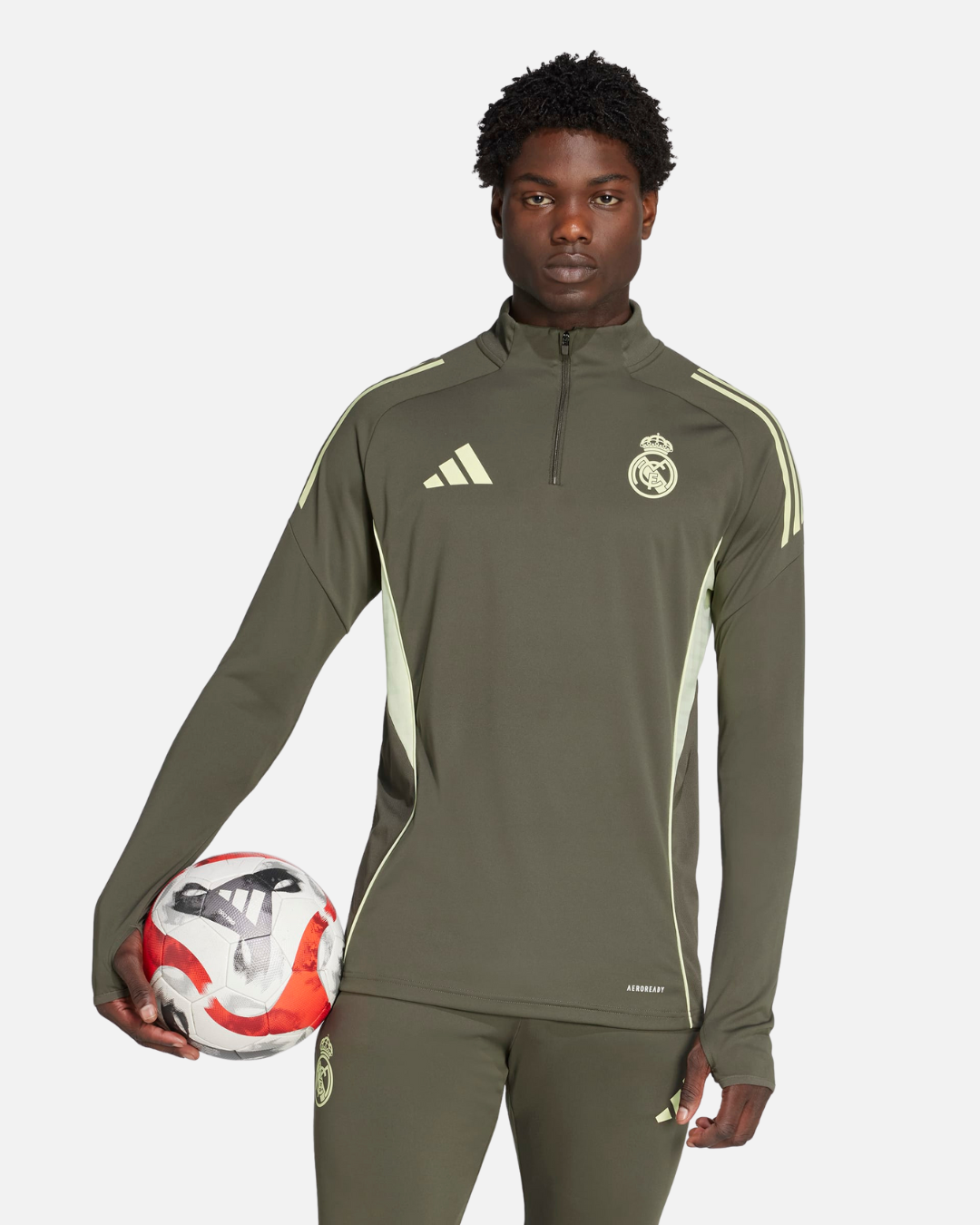 Haut d'entrainement Real Madrid 2025/2026 - Kaki
