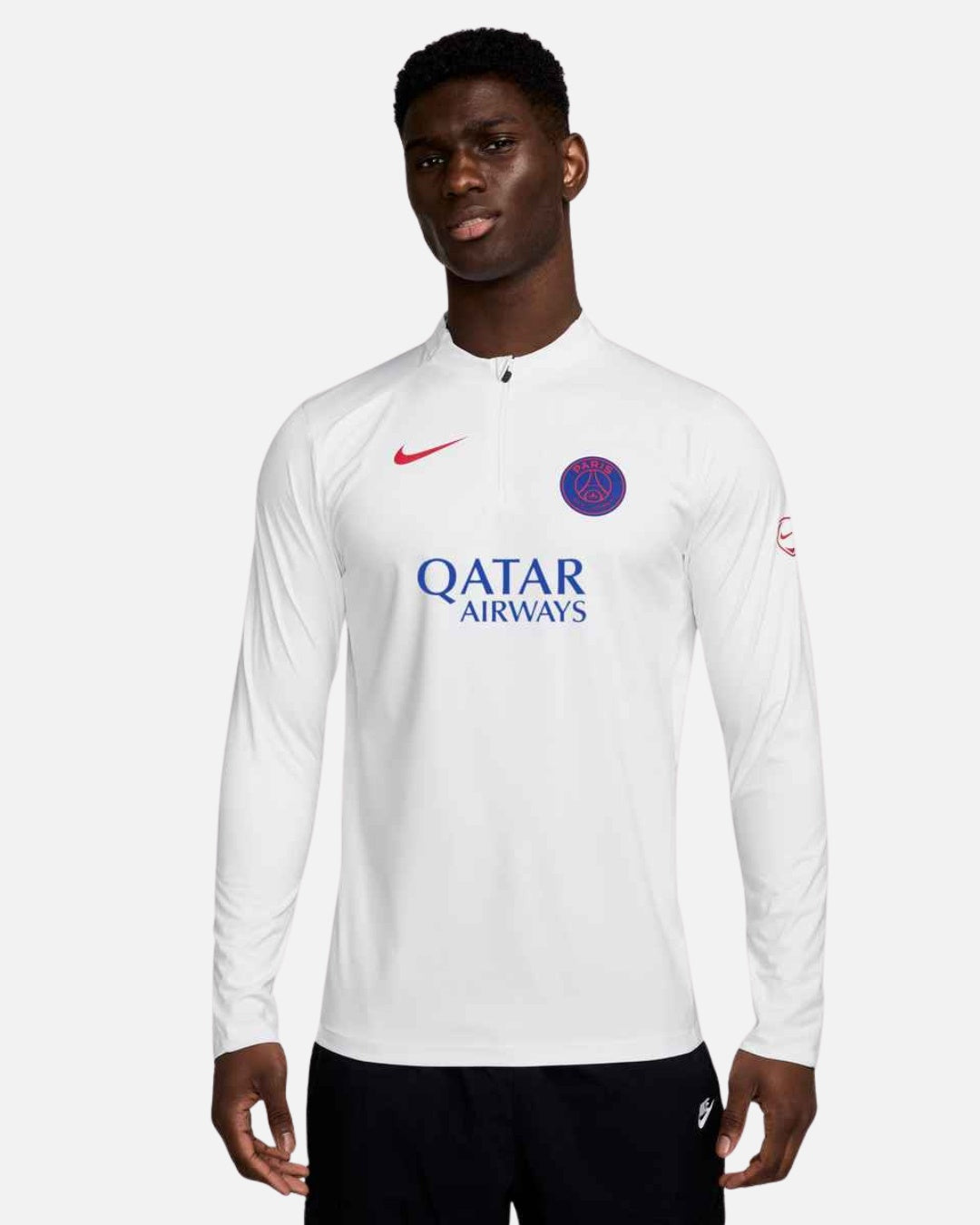 Haut d'entraînement PSG Strike 2025/2026 - Blanc