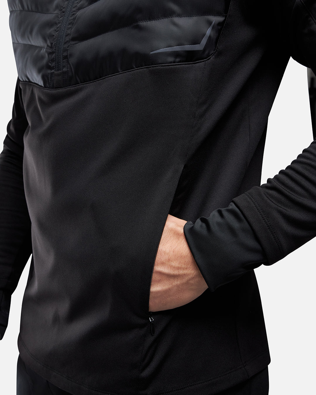 Haut FK Rocks 1/2 Zip Cagoule Intégrée - Noir