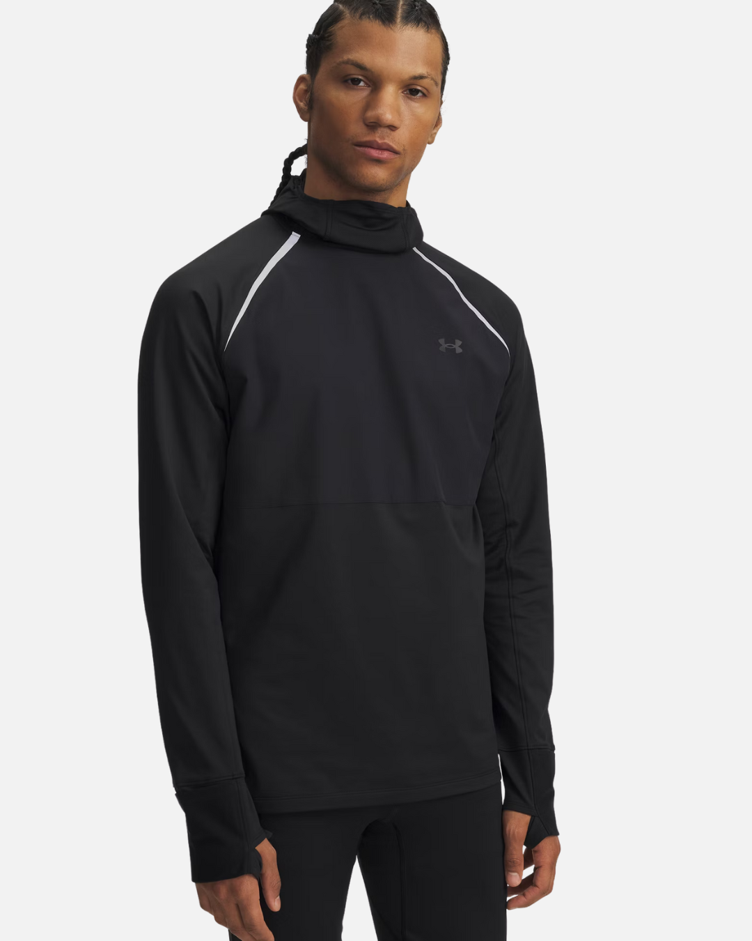Haut Under Armour Cagoule Intégrée Velociti Pro Cold - Noir