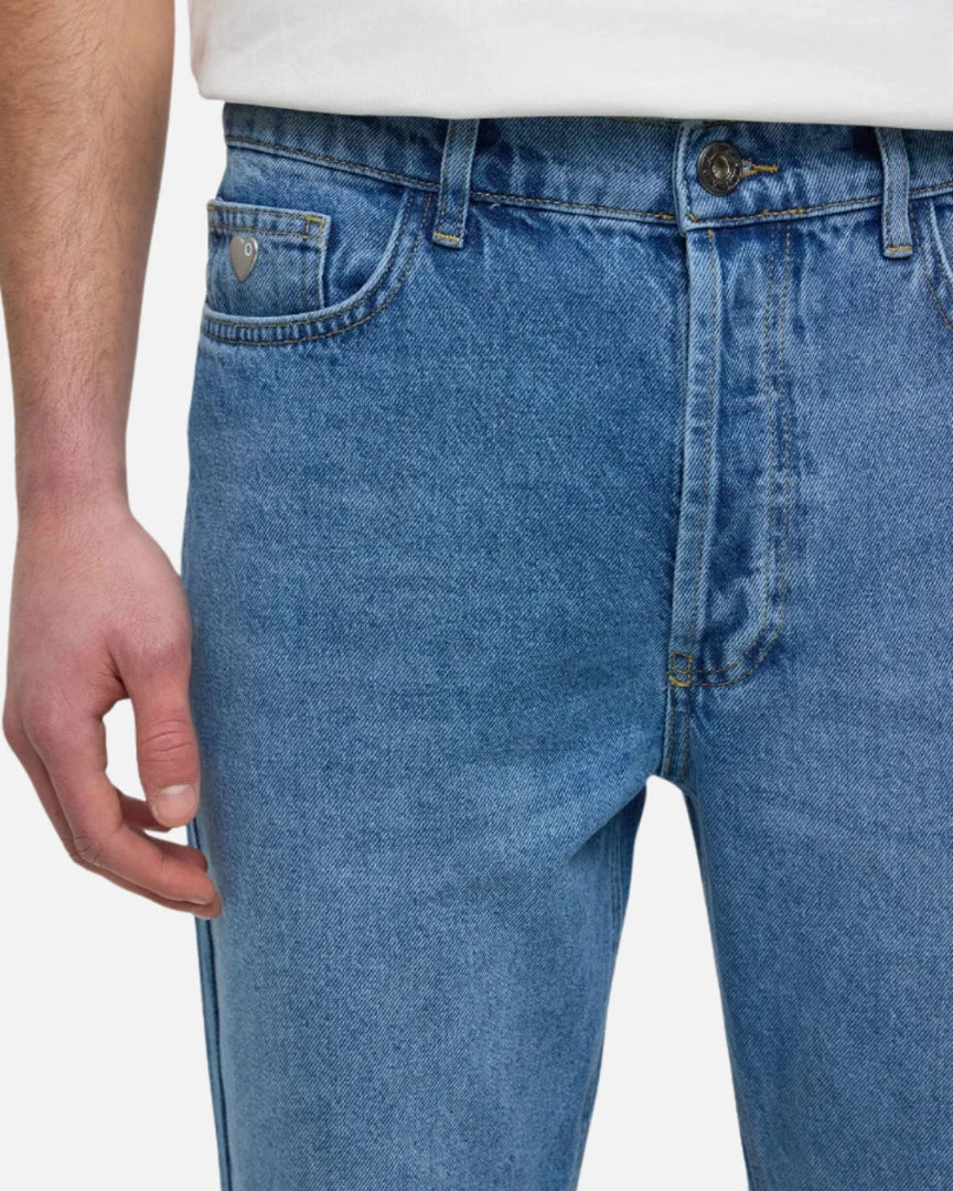 Jean ADJ Gusset Panel Straight Fit - Bleu