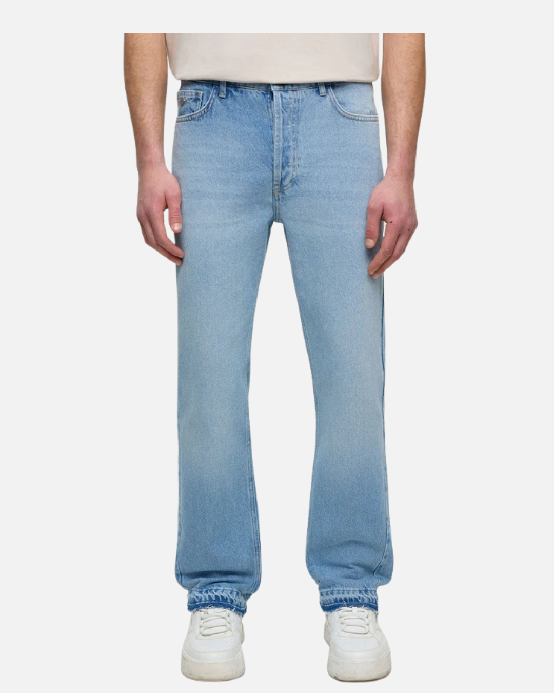 Jean ADJ Gusset Panel Straight Fit - Bleu Clair
