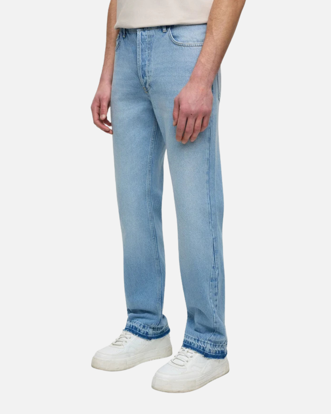Jean ADJ Gusset Panel Straight Fit - Bleu Clair