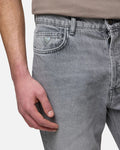 Jean ADJ Gusset Panel Straight Fit - Gris