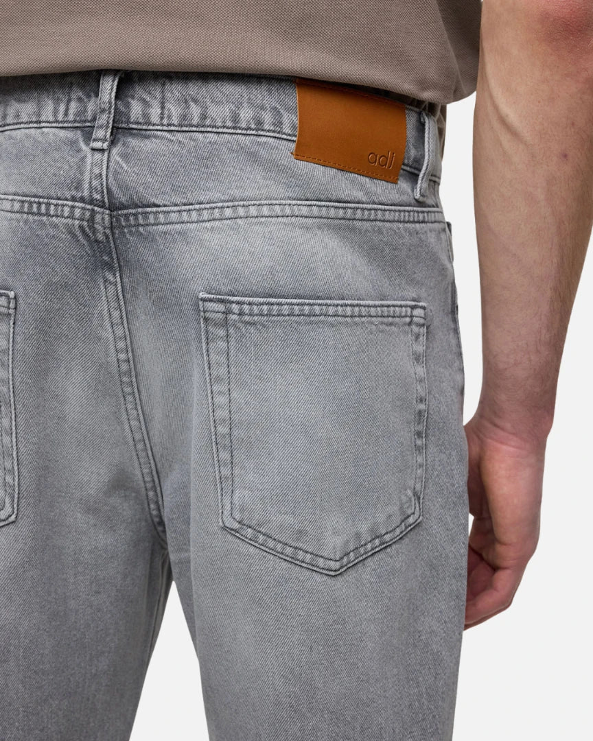 Jean ADJ Gusset Panel Straight Fit - Gris