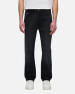 Jean ADJ Gusset Panel Straight Fit - Noir