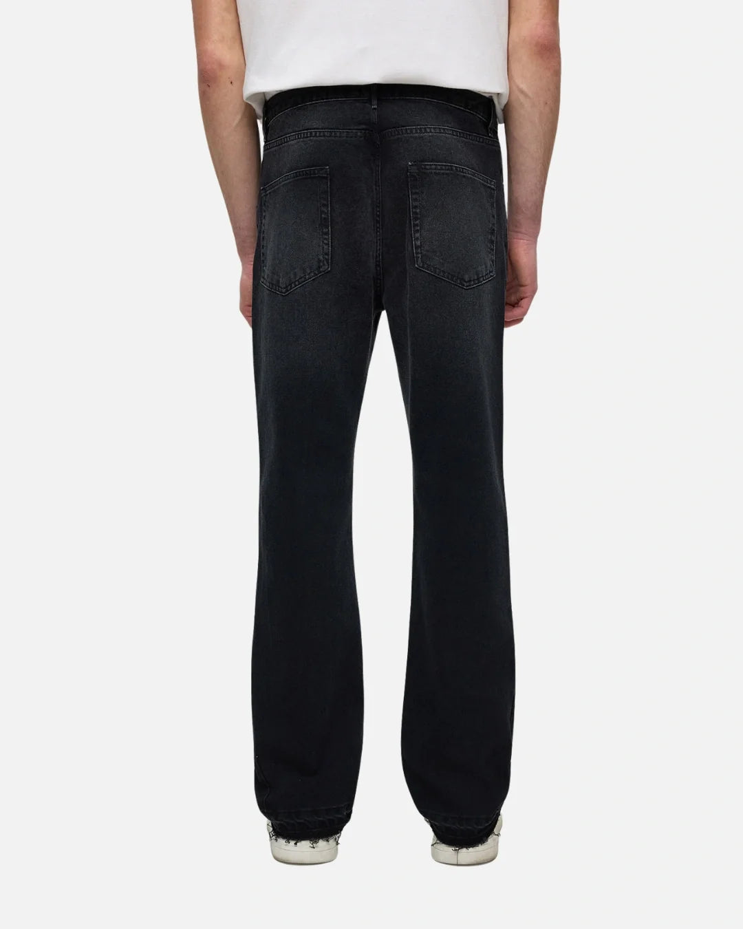 Jean ADJ Gusset Panel Straight Fit - Noir