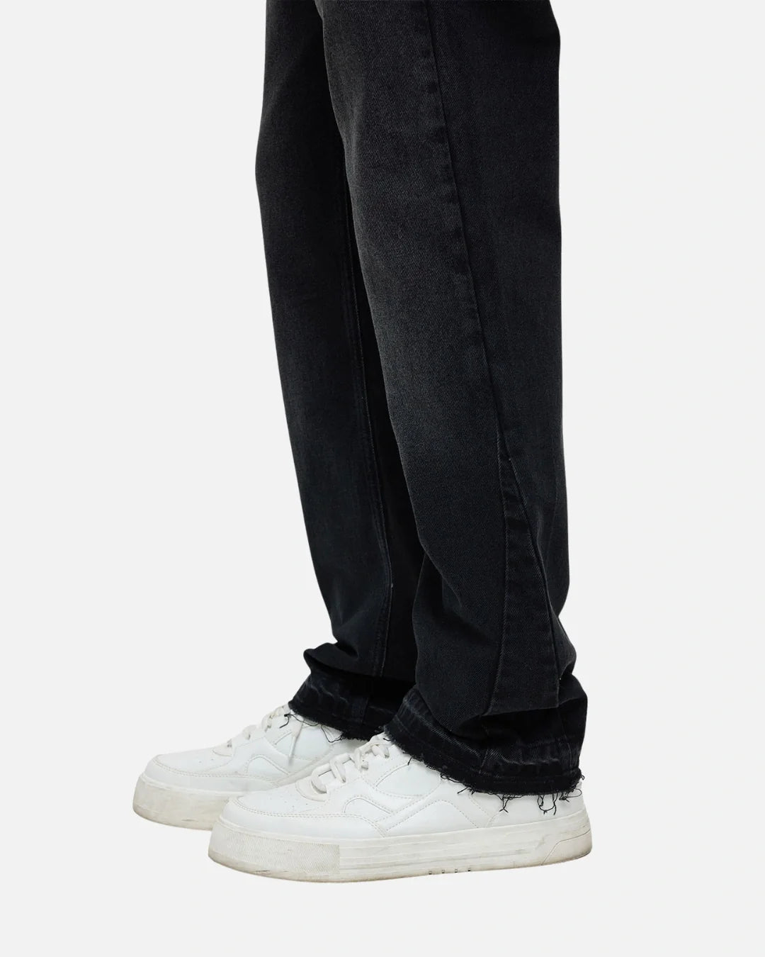 Jean ADJ Gusset Panel Straight Fit - Noir
