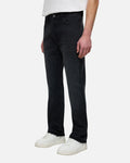 Jean ADJ Gusset Panel Straight Fit - Noir