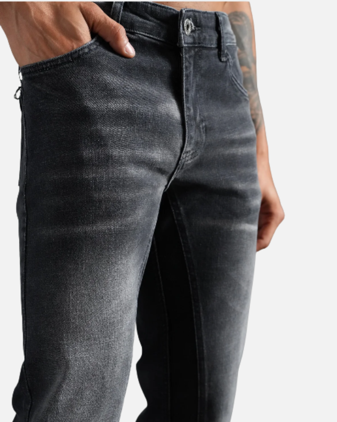 Jeans Flare Fit Ikao - Noir