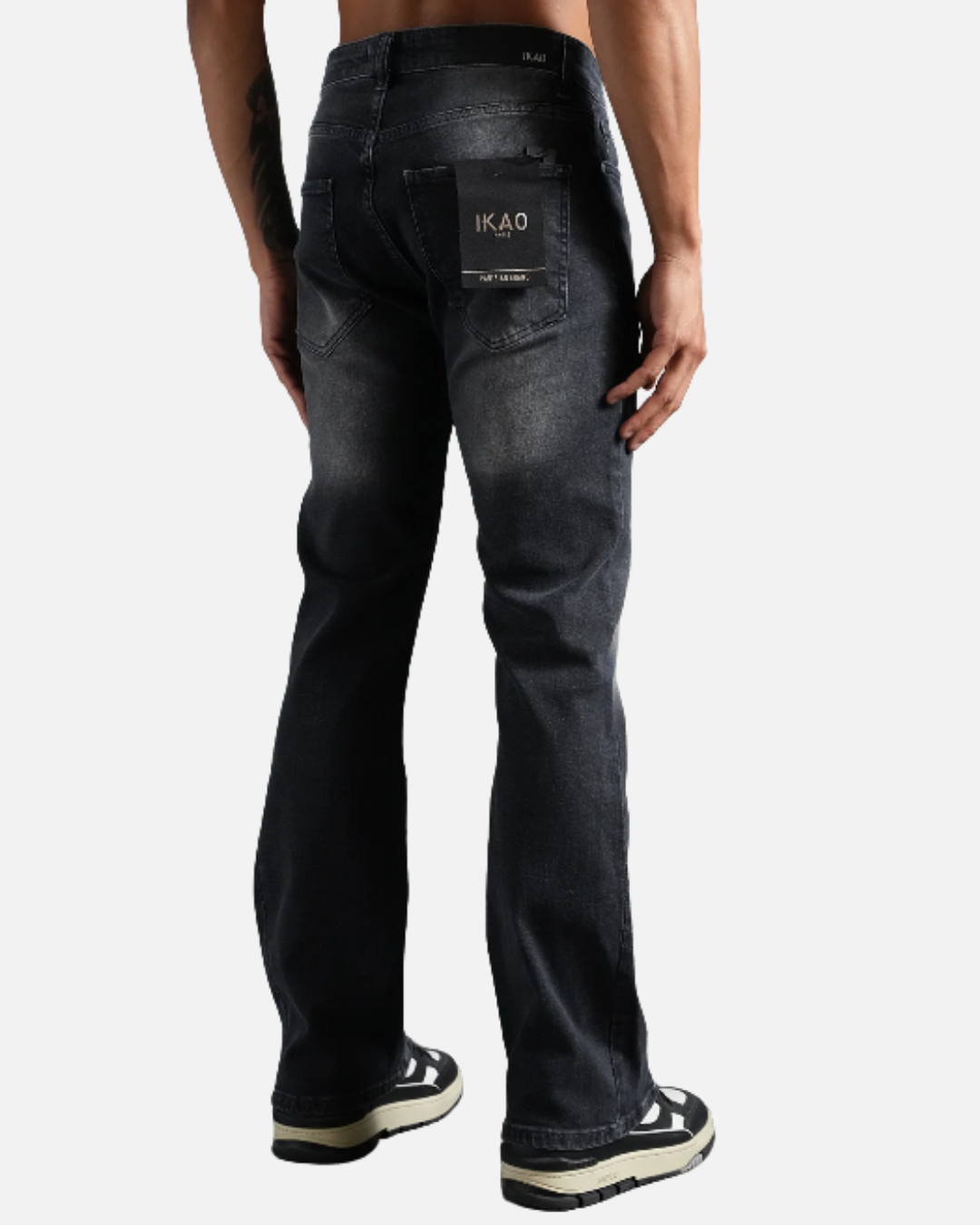 Jeans Flare Fit Ikao - Noir
