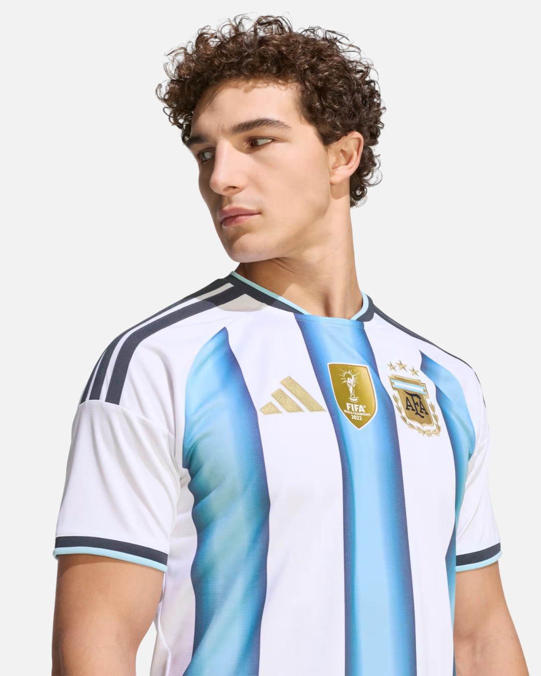 Maillot Domicile Argentine Coupe du Monde 2026 - Blanc/Bleu