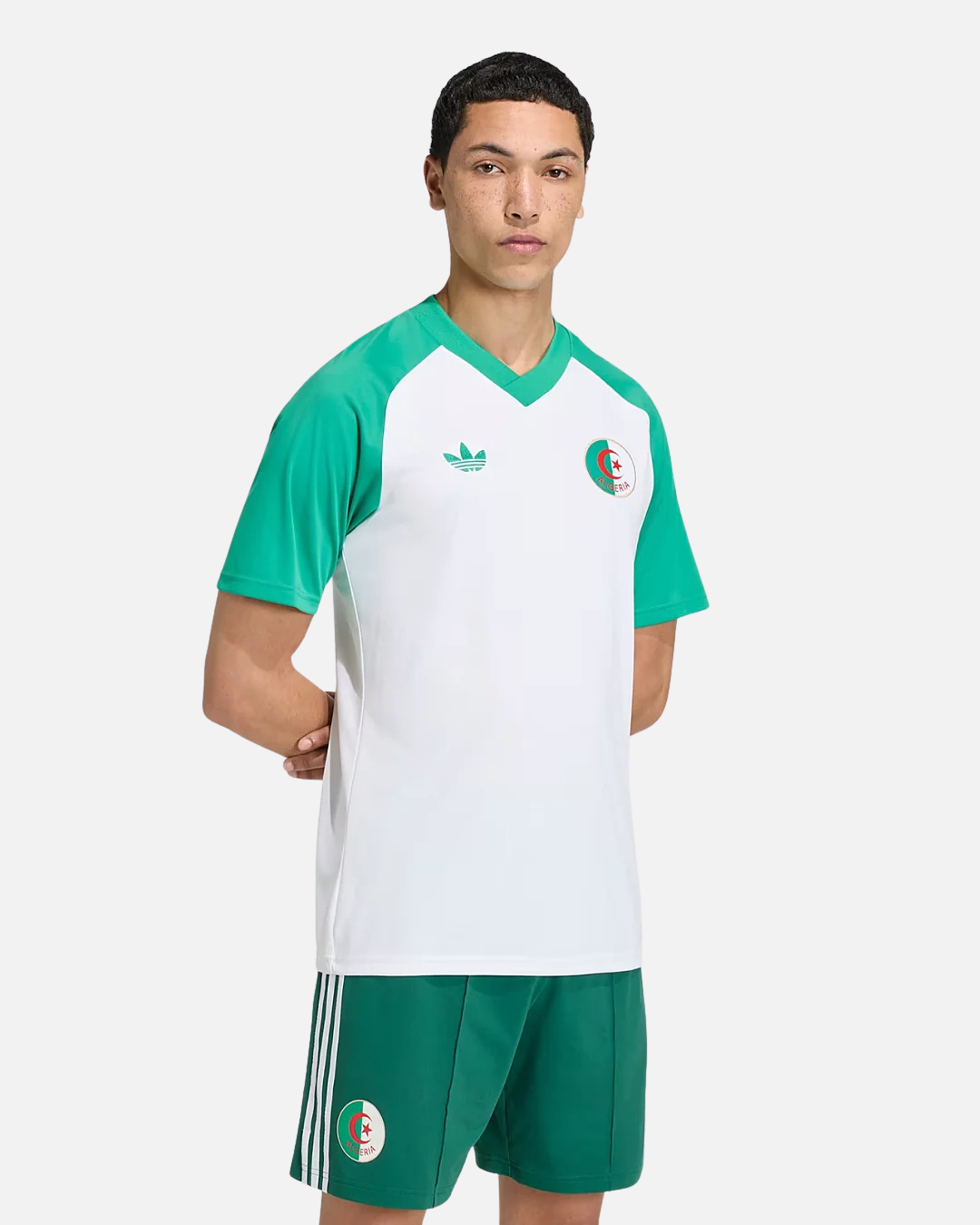Maillot d'entraînement Algérie Coupe du monde 2026 - Blanc/Vert