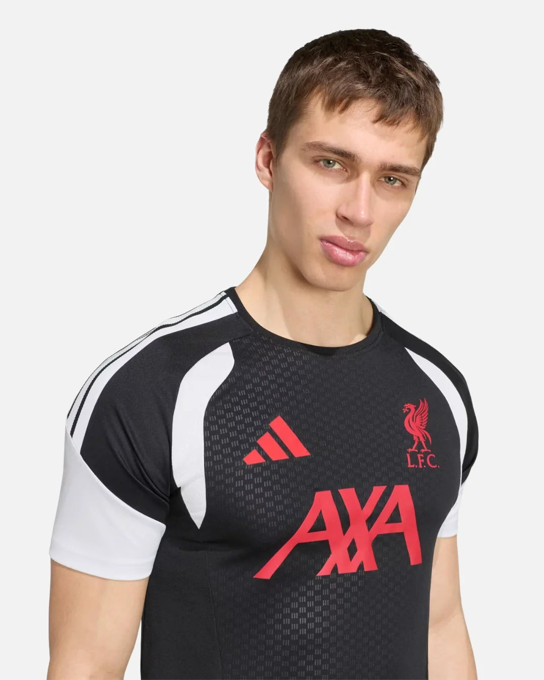Maillot d'entraînement Liverpool FC 2026-2027 Tiro - Noir/Blanc/Rouge