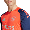Maillot d'entrainement Manchester United 2024/2025 - Orange/Bleu