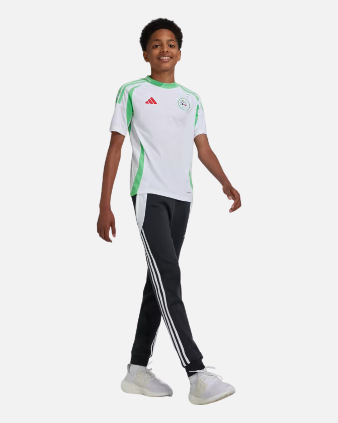 Maillot Domicile Algérie 2024/2025 Junior - Blanc/Vert