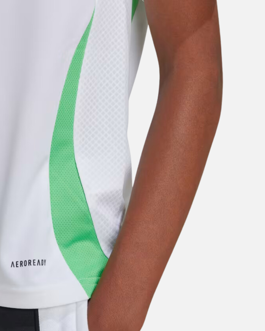 Maillot Domicile Algérie 2024/2025 Junior - Blanc/Vert
