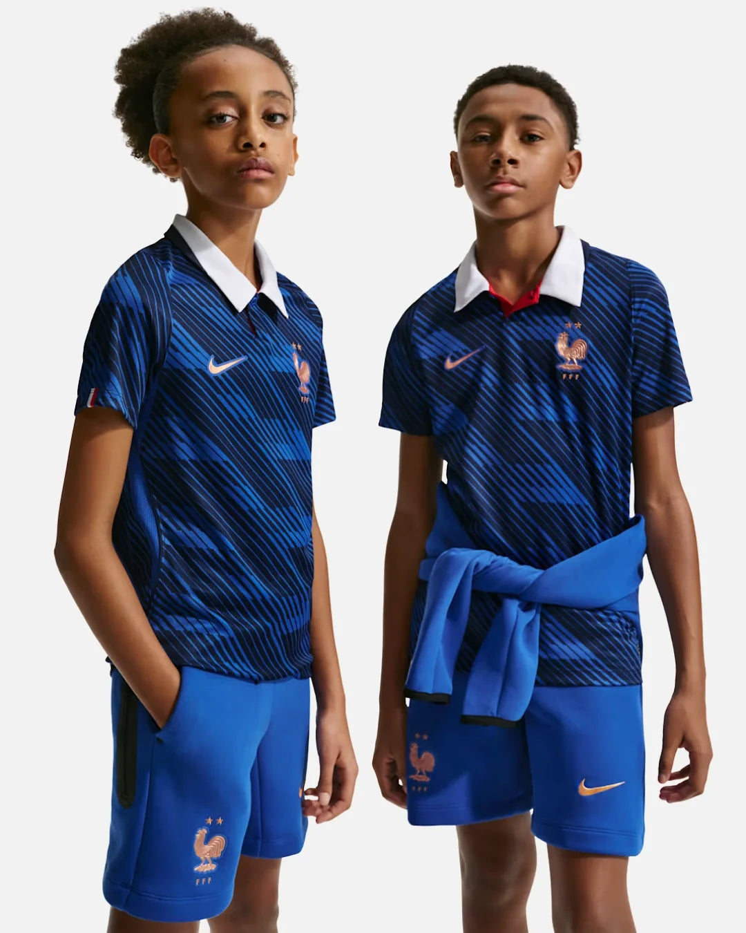 Maillot Domicile Équipe de France Coupe du Monde 2026 Junior - Bleu