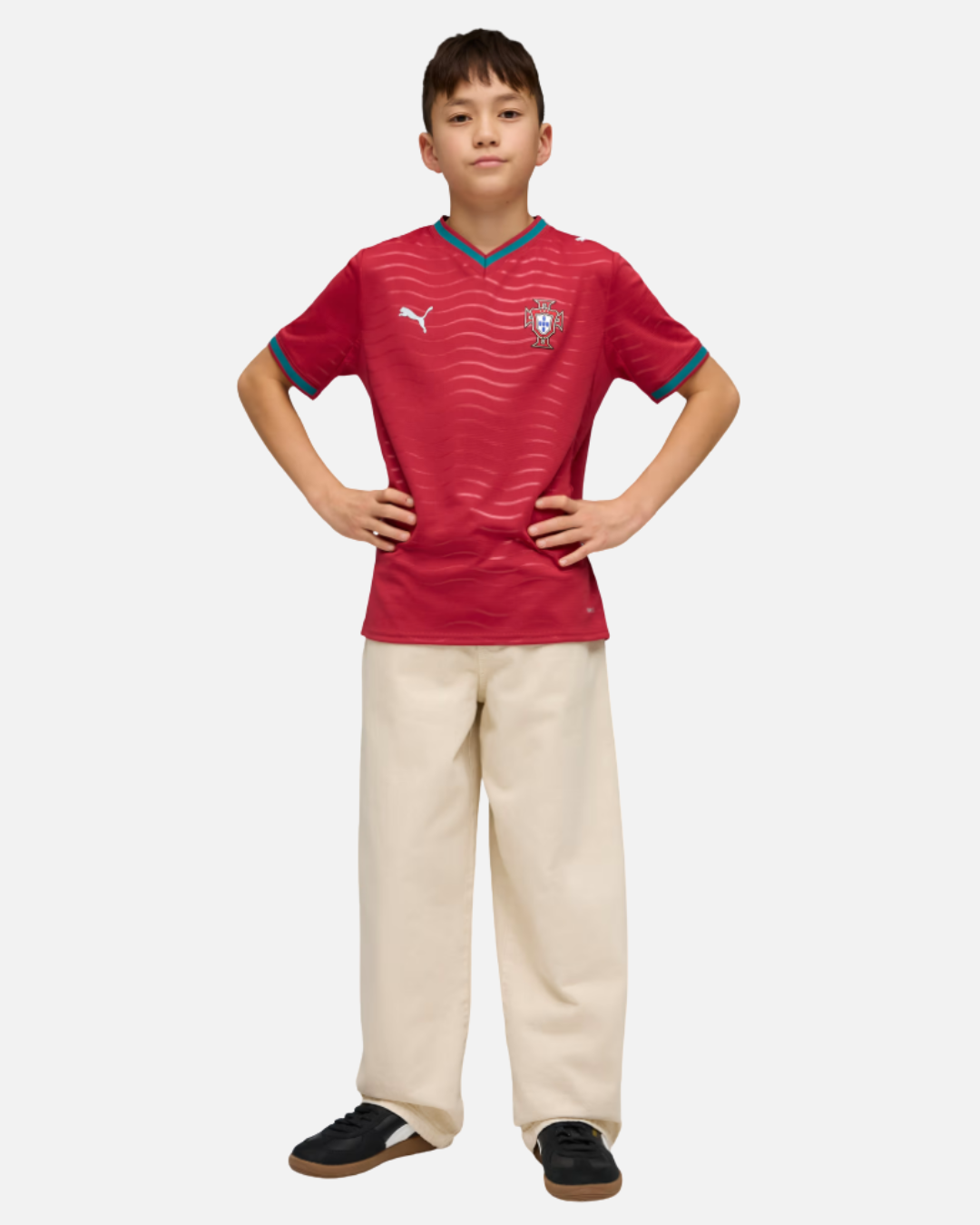 Maillot Domicile Portugal 2026 Junior - Rouge