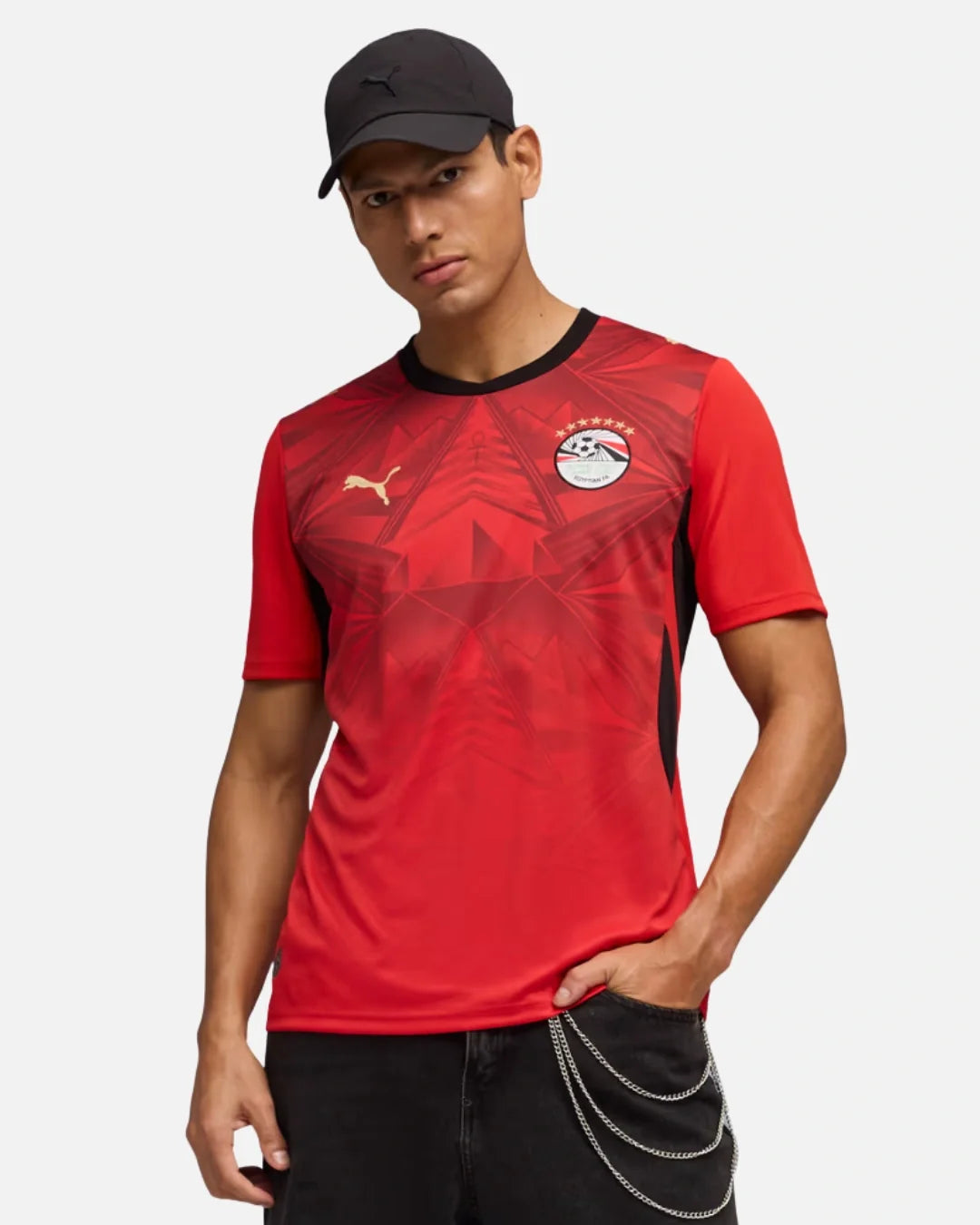 Maillot Domicile Egypte Coupe du Monde 2026 - Rouge