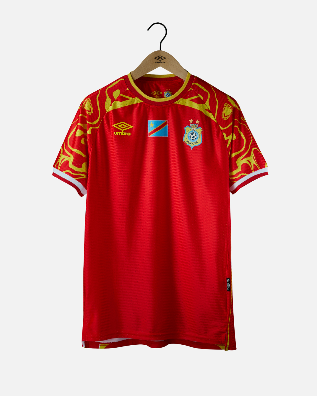 Maillot Elite Third République Démocratique du Congo 2025/2026 - Rouge