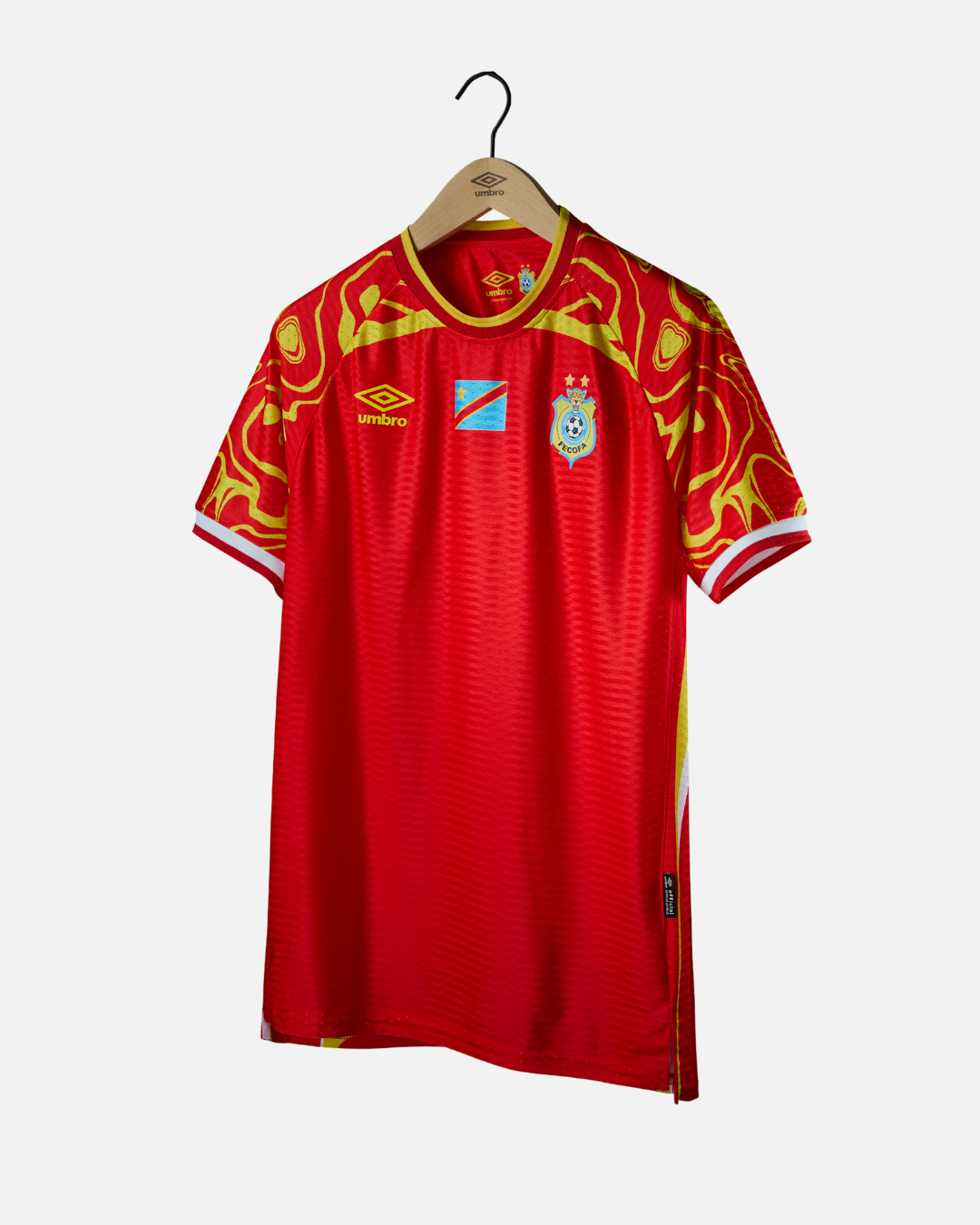 Maillot Elite Third République Démocratique du Congo 2025/2026 - Rouge