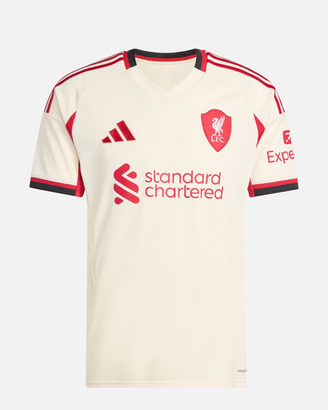 Maillot Extérieur Liverpool 2025/2026 - Beige/Rouge