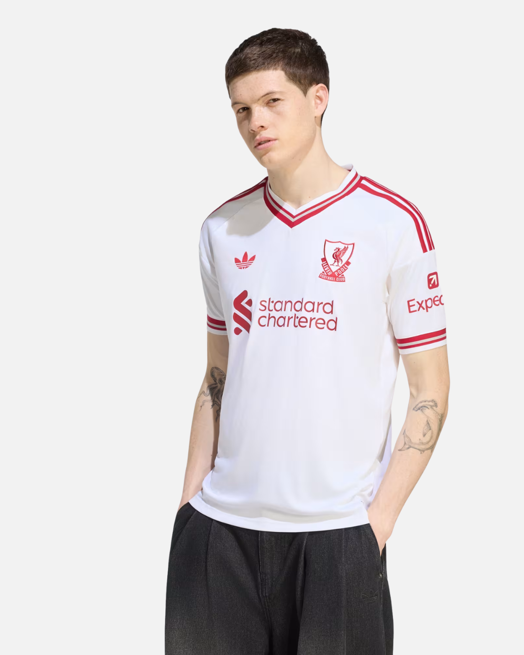 Maillot Extérieur Liverpool 2026/2027 - Blanc/Rouge