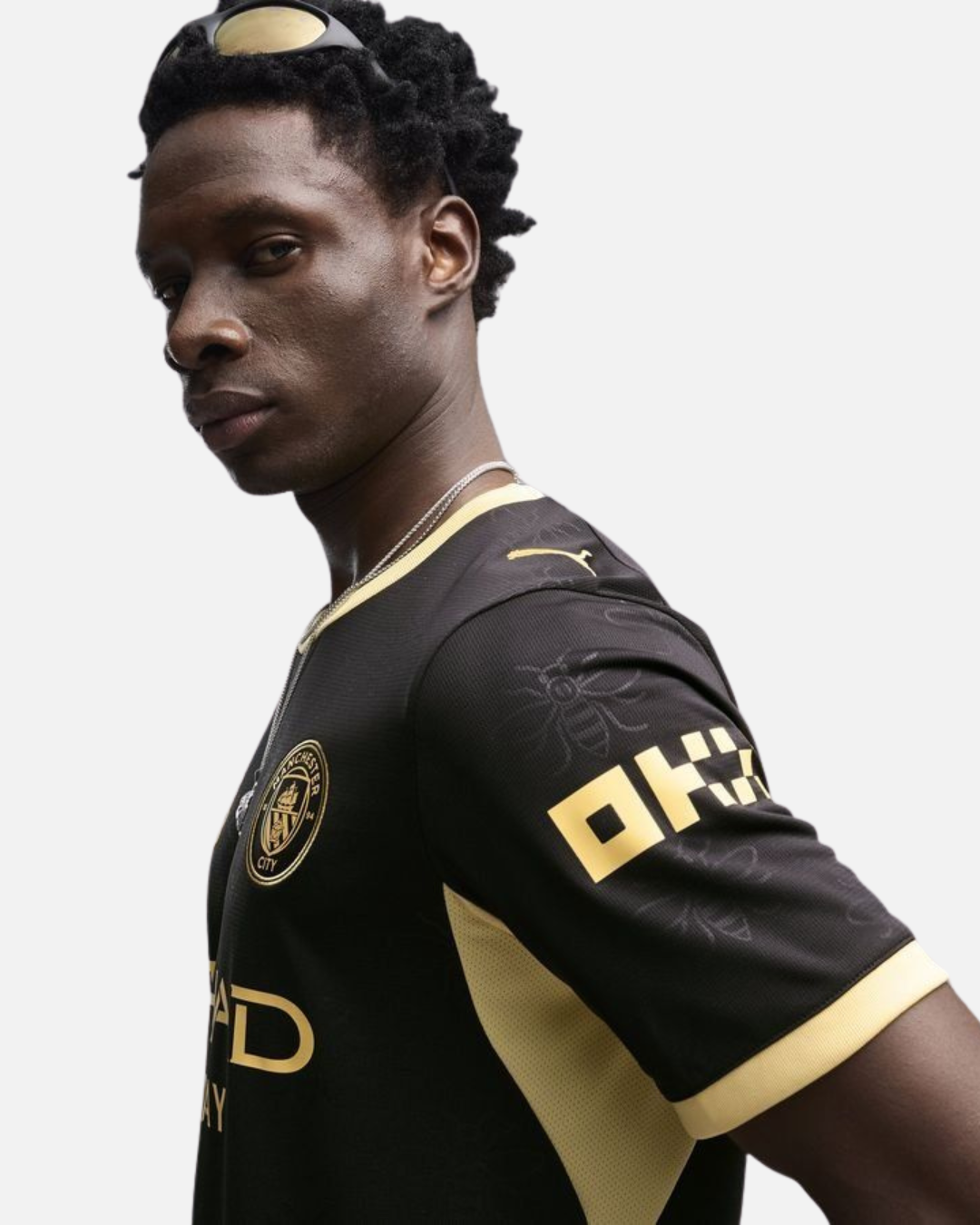 Maillot Extérieur Manchester City 2026/2027 - Noir/Doré