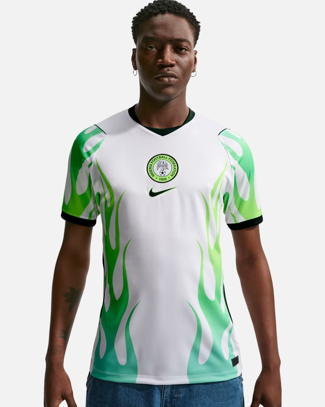 Maillot Extérieur Nigeria Coupe du Monde 2026 - Blanc/Vert