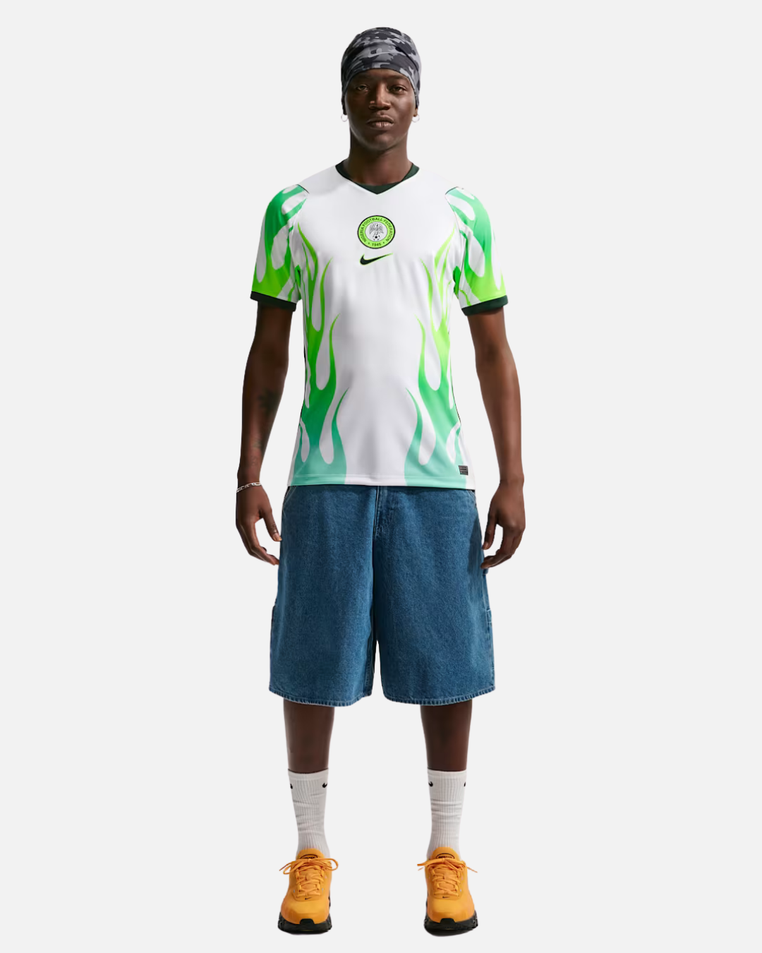 Maillot Extérieur Nigeria Coupe du Monde 2026 - Blanc/Vert
