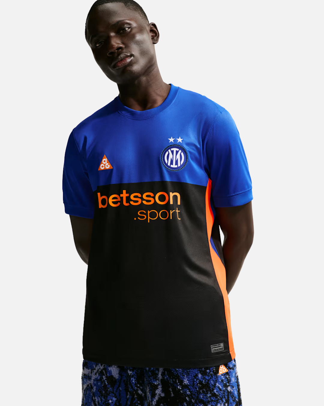 Maillot Inter Milan Domicile ACG 2025/2026 - Bleu/Orange
