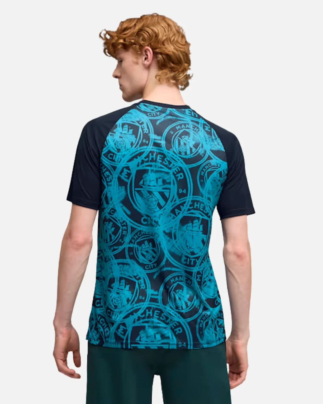 Maillot Pré-Match Manchester City - Bleu/Noir