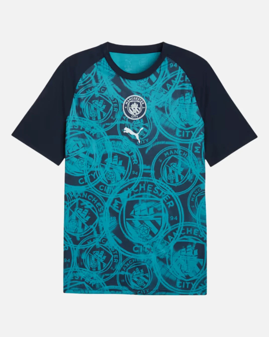 Maillot Pré-Match Manchester City - Bleu/Noir