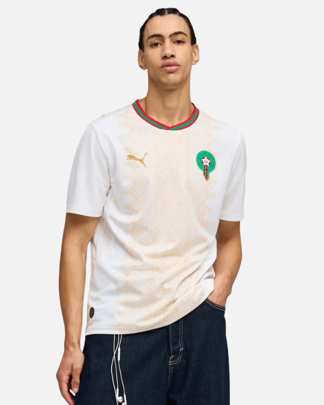 Maillot Extérieur Maroc Coupe du Monde 2026 - Blanc