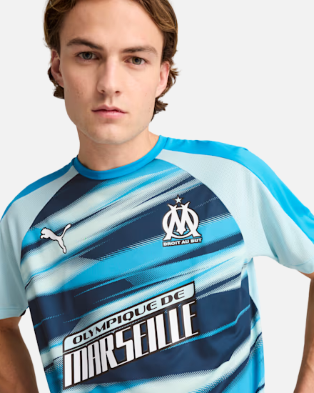 Maillot OM Faster 2024/2025 - Bleu