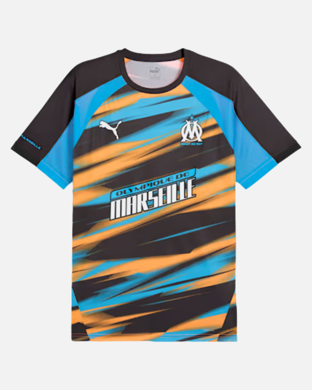 Maillot OM Faster 2024/2025 - Bleu/Orange/Noir