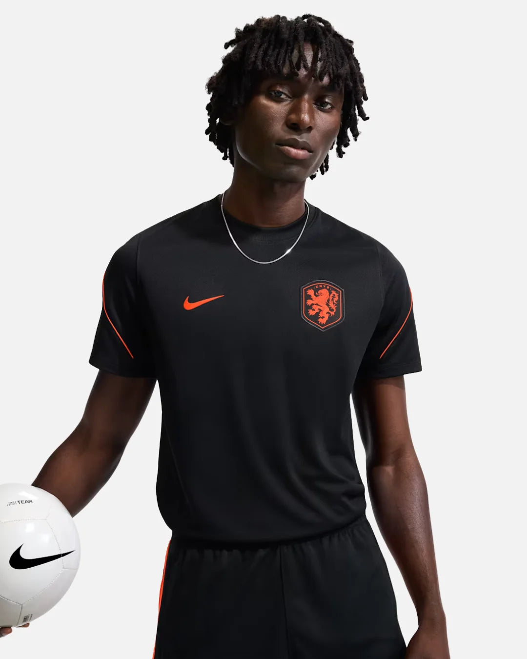 Maillot Pays-Bas Nike Strike Dri-FIT - Noir/Orange