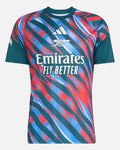 Maillot Pré-match Arsenal FC 2026/2027 - Vert/Bleu/Rouge