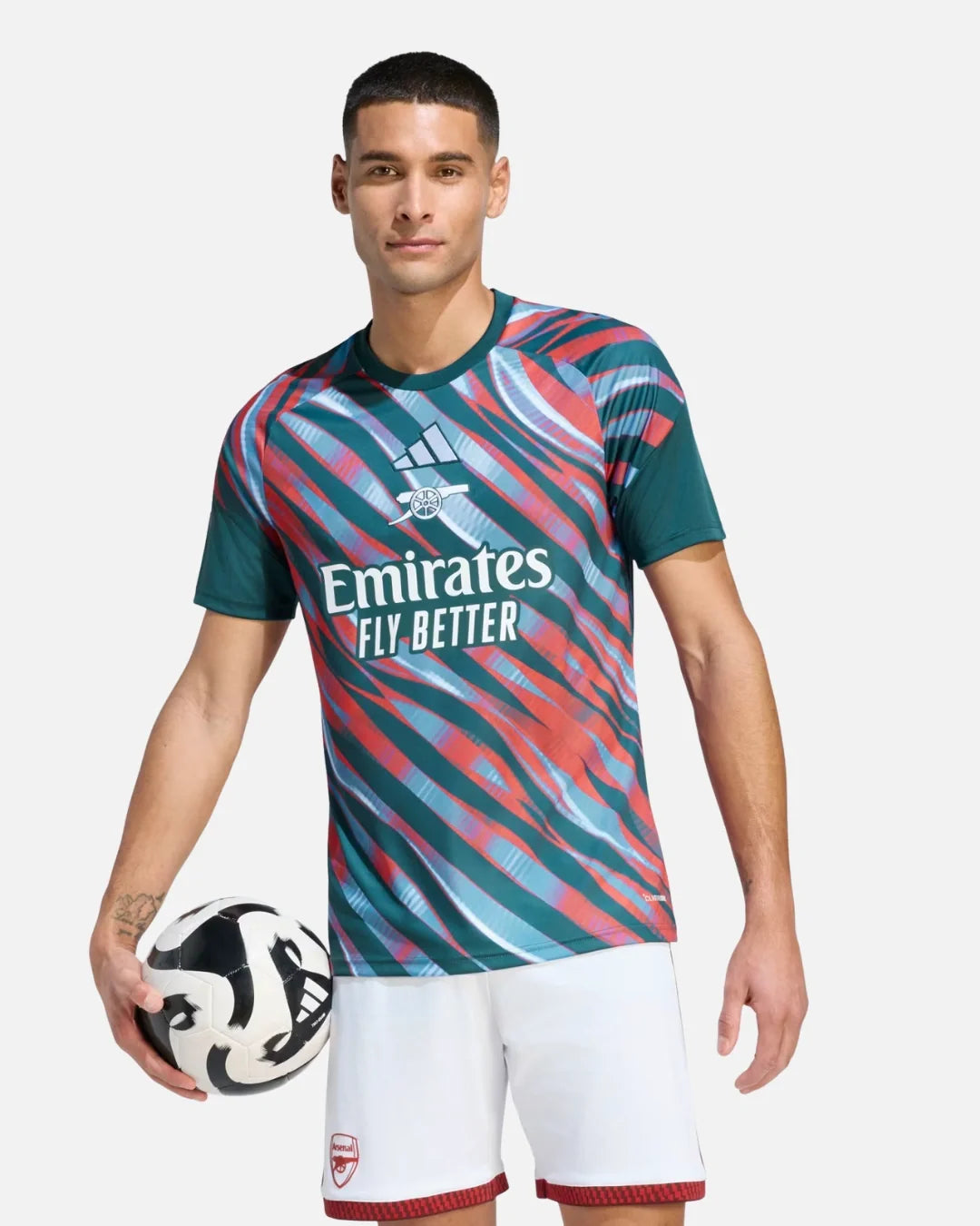 Maillot Pré-match Arsenal FC 2026/2027 - Vert/Bleu/Rouge