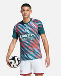 Maillot Pré-match Arsenal FC 2026/2027 - Vert/Bleu/Rouge