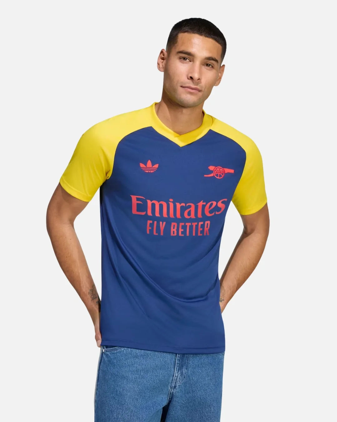Maillot Pré-Match Extérieur Arsenal 2026/2027 - Bleu/Jaune