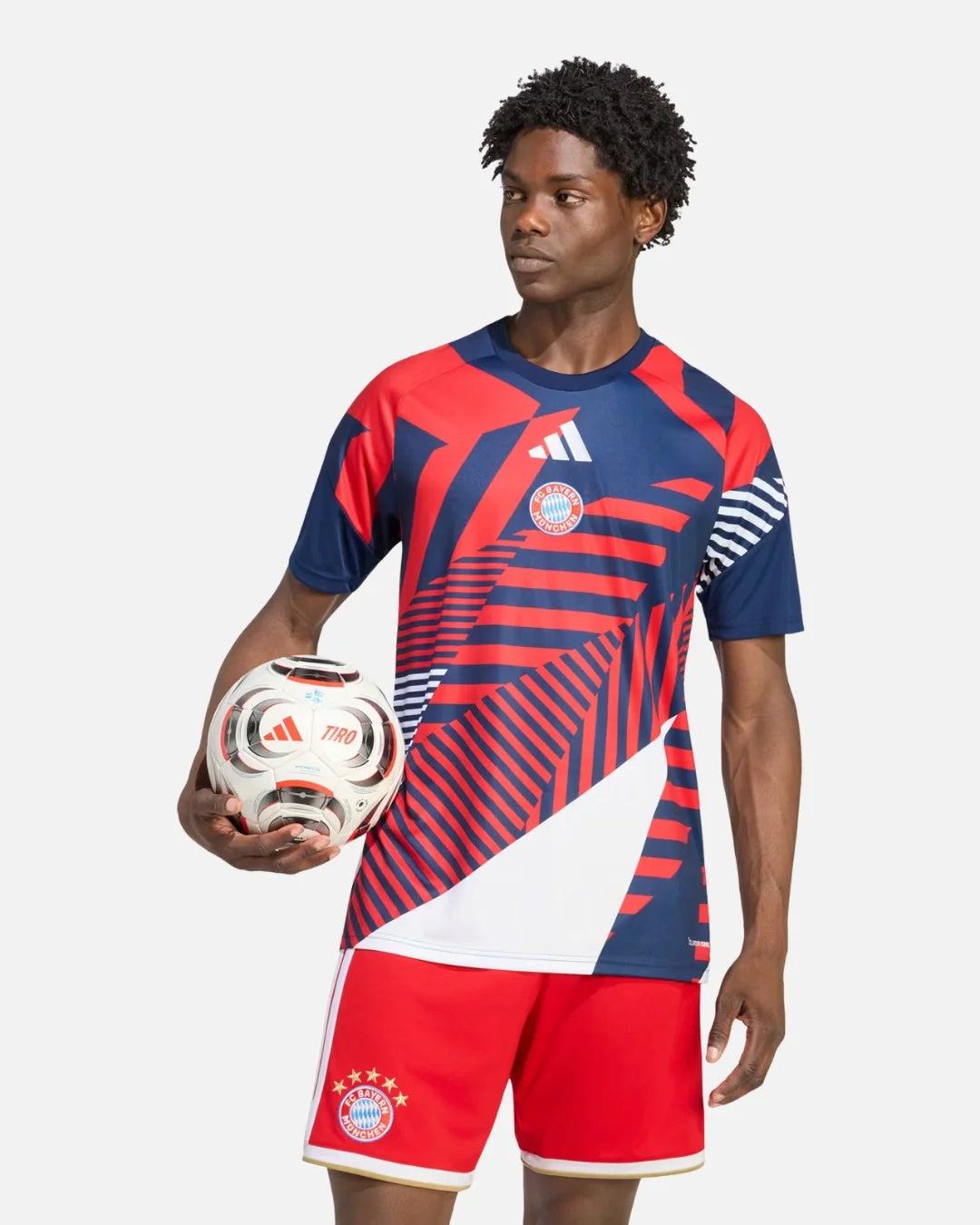 Maillot Pré-match FC Bayern Munich 2026/2027 - Rouge/Bleu/Blanc
