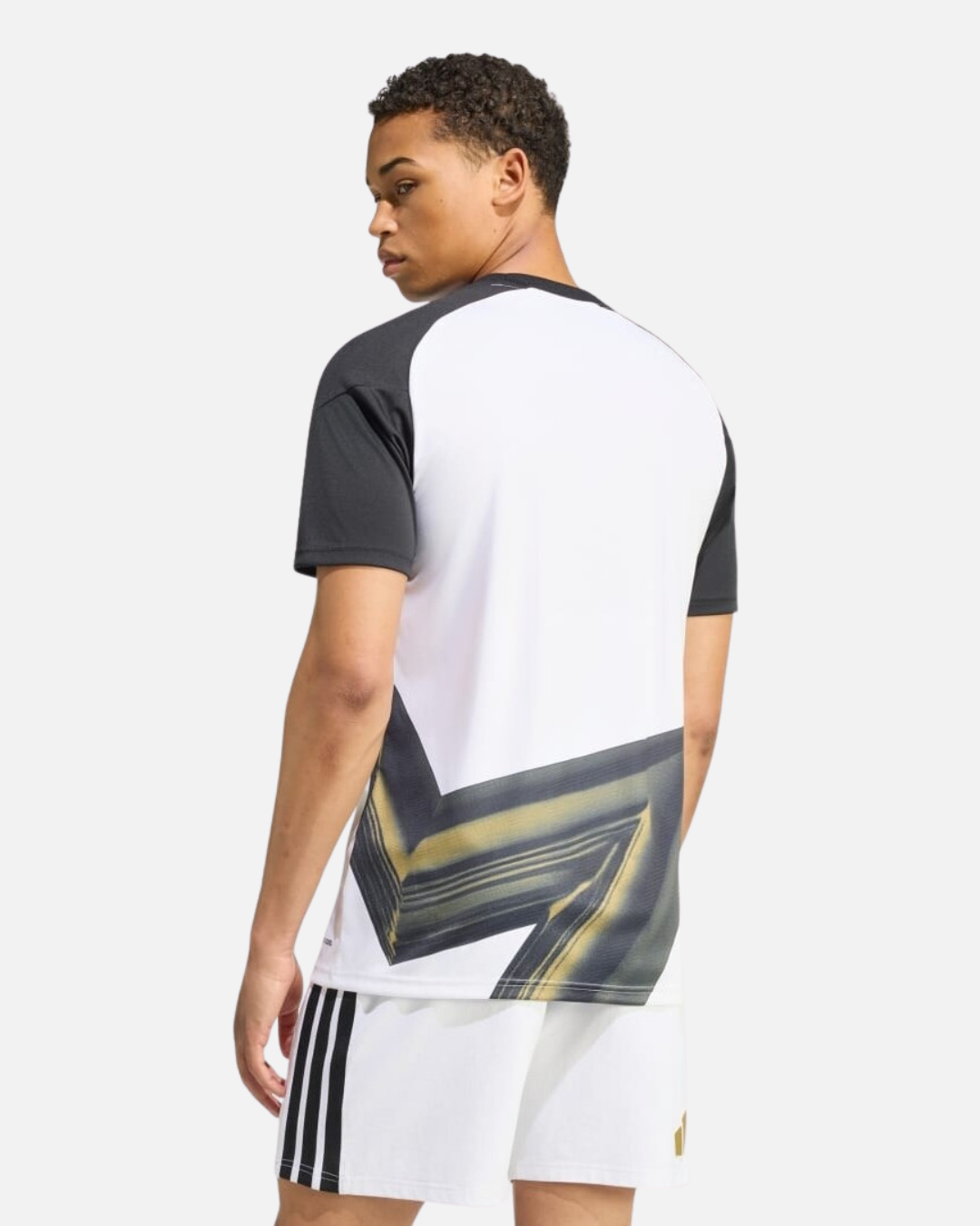Maillot Pré-match Juventus 2026/2027 - Blanc/Noir/Doré