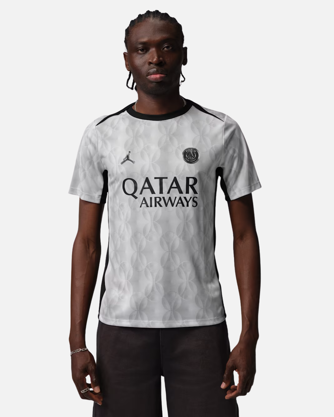 Maillot Pré-match PSG Pro Night Edition 2026 - Blanc/Noir