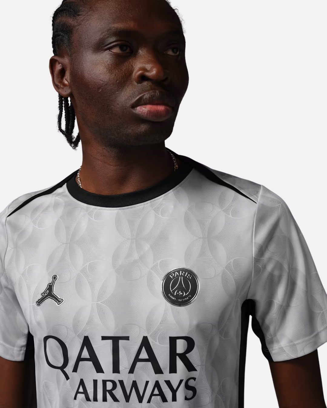 Maillot Pré-match PSG Pro Night Edition 2026 - Blanc/Noir