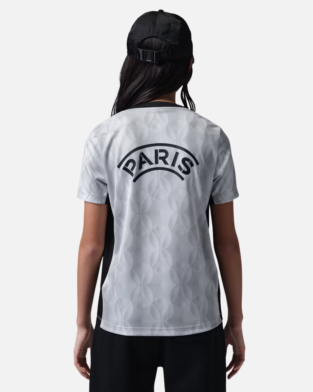 Maillot Pré-match PSG Pro Night Edition 2026 Junior - Blanc/Noir