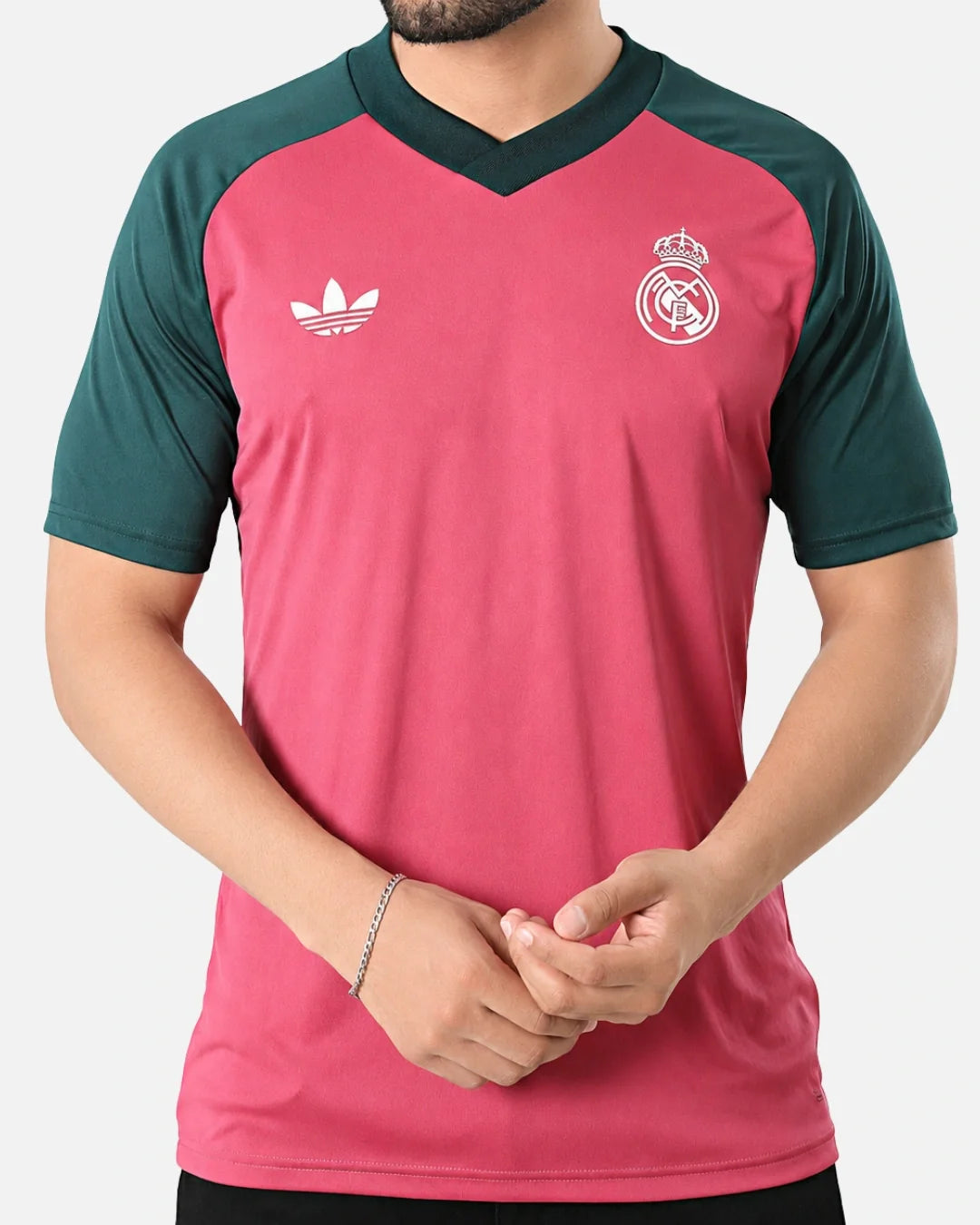 Maillot Pré-Match Real Madrid 2026/2027 - Rose/Vert