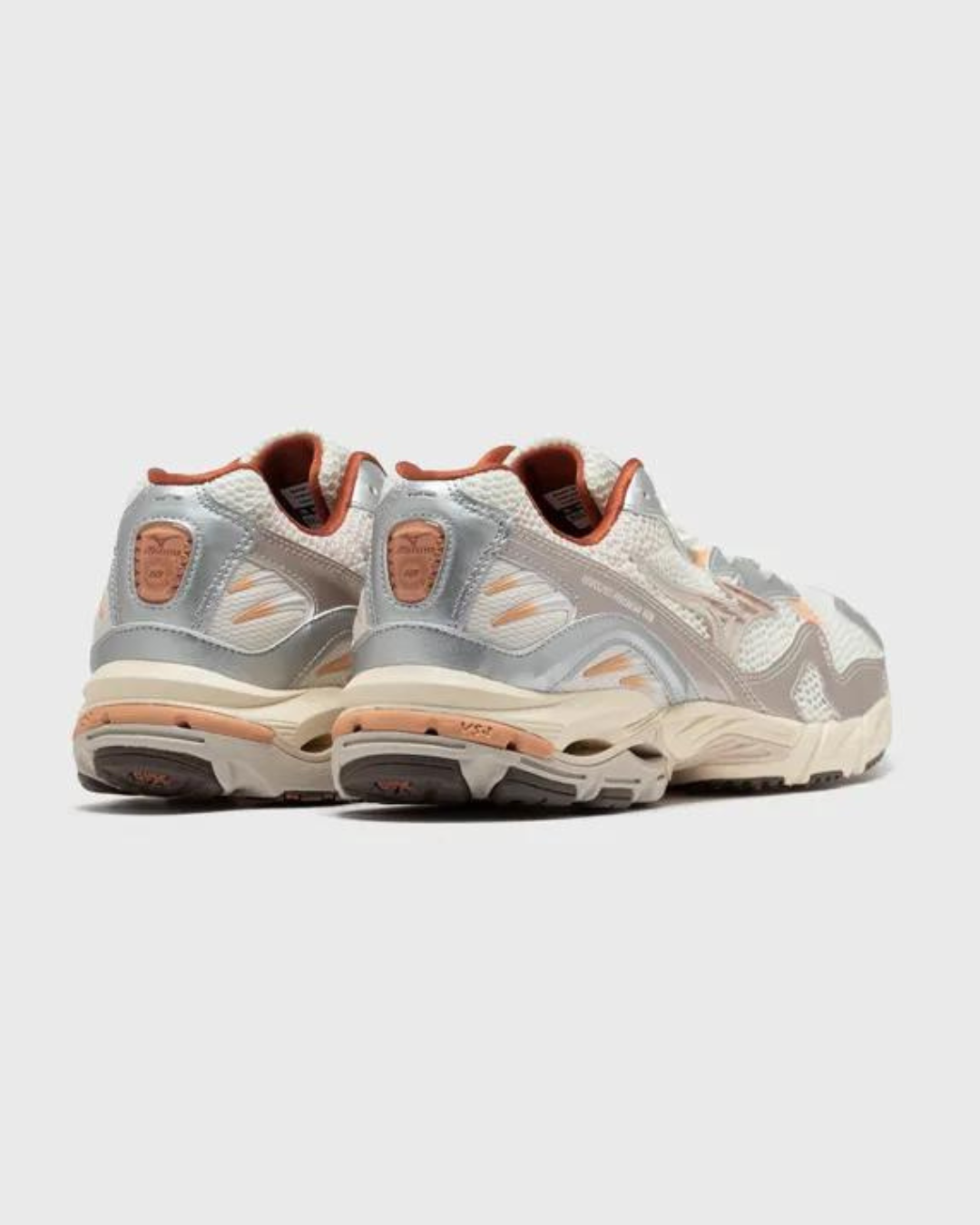 Mizuno Wave Rider 10 - Gris/Beige/Orange