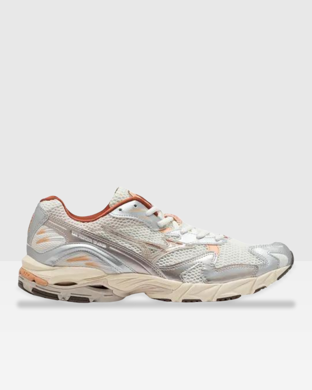 Mizuno Wave Rider 10 - Gris/Beige/Orange